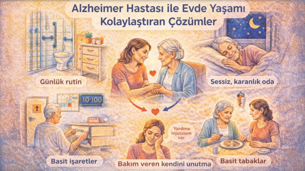 Alzheimer Hastası ile Evde Yaşam: Hayatı Kolaylaştıran Pratik Çözümler