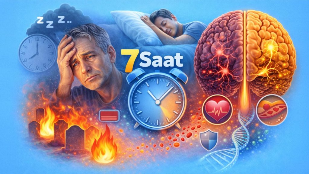 Az Uyku, Kısa Ömür, Yorgun Beyin: 7 Saat Sınırı Neden Bu Kadar Önemli?