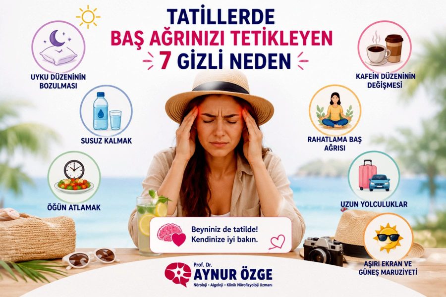 Tatillerde Baş Ağrınızı Tetikleyen 7 Gizli Neden