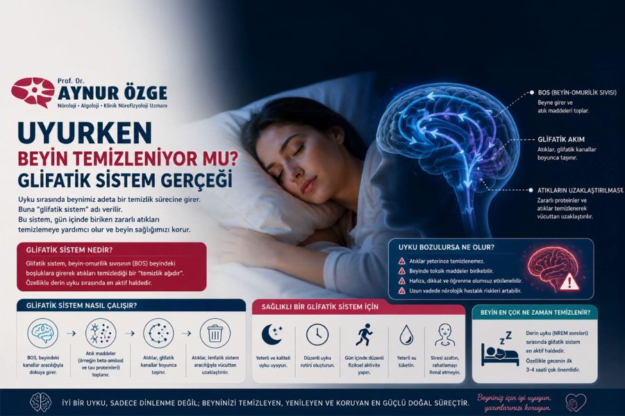 Uyurken Beyin Temizleniyor mu? Glifatik Sistem Gerçeği