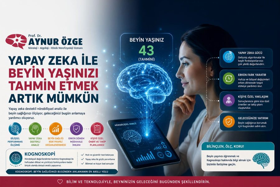 Yapay Zekâ ile Beyin Yaşınızı Tahmin Etmek Artık Mümkün