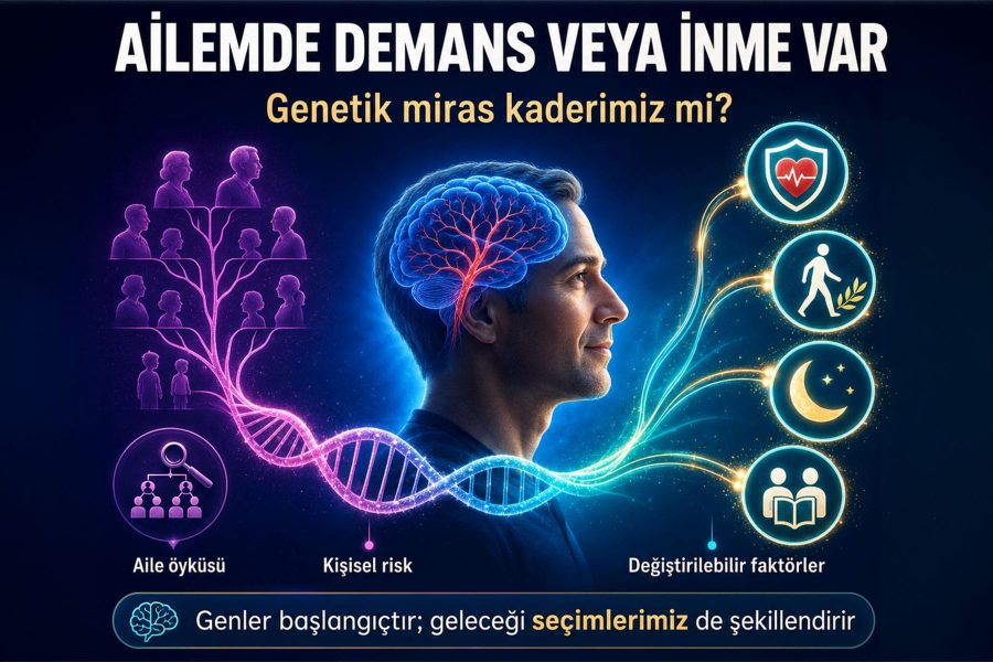 Ailemde Demans veya İnme Var: Genetik Miras Kaderimiz mi?