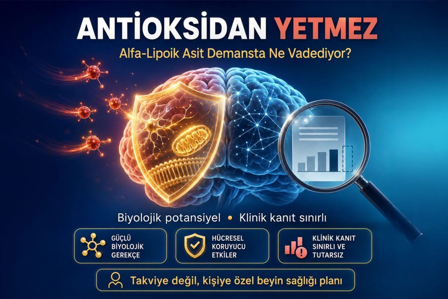 Antioksidan Yetmez: Alfa-Lipoik Asit Demansta Ne Vadediyor?